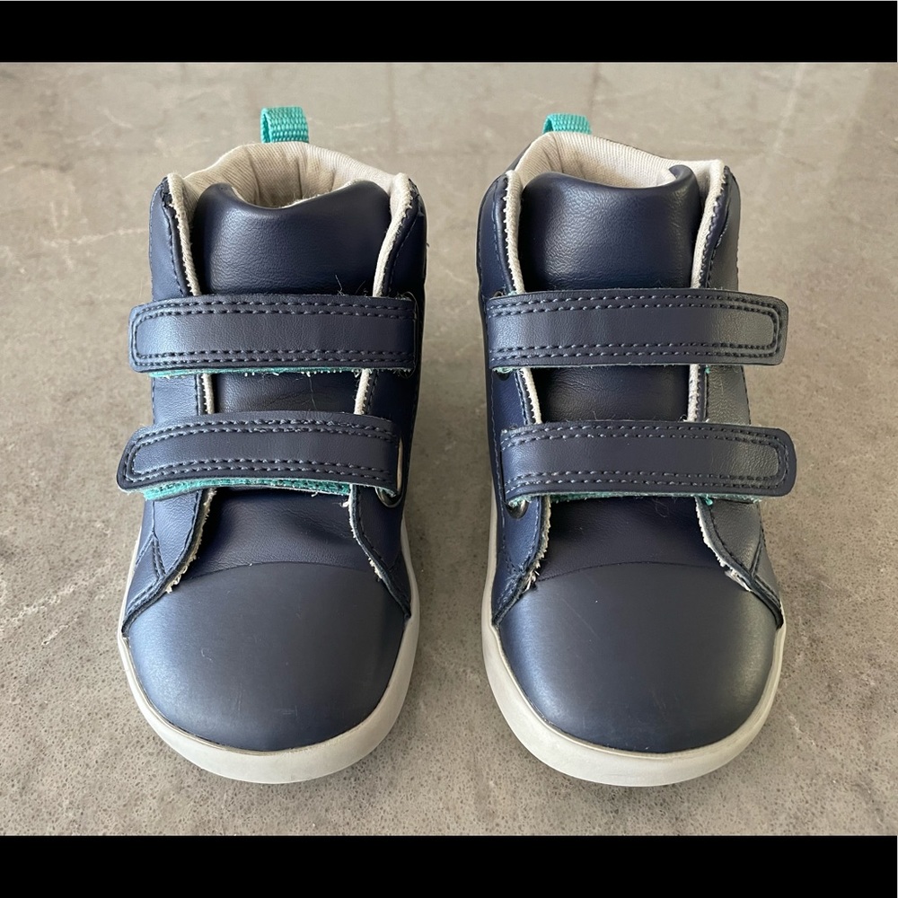 Ten Little leather high tops